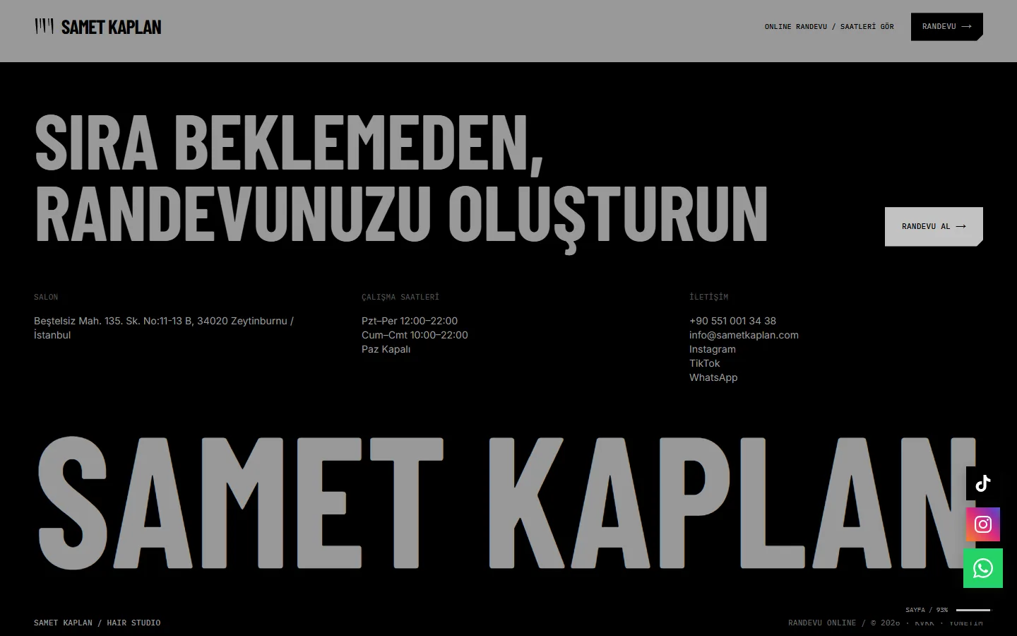 Samet Kaplan Hair Studio – Screenshots 4
